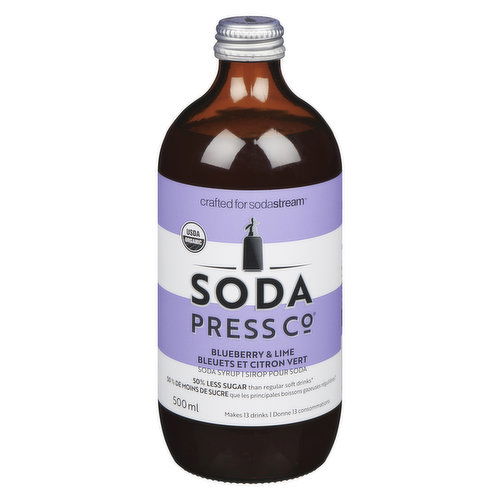 SodaStream - Soda Press Co. - Blueberry & Lime