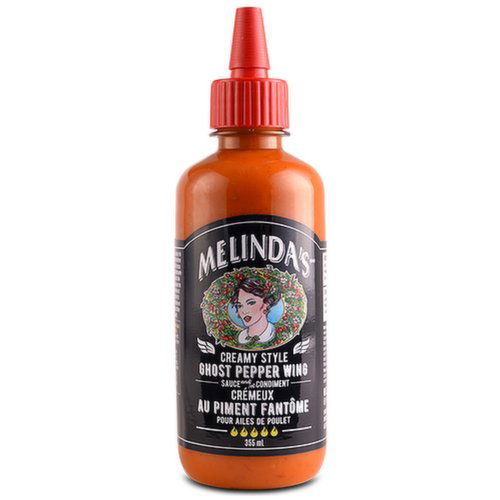 Melindas - Hot Sauce, Creamy Style Ghost Pepper Wing Sauce