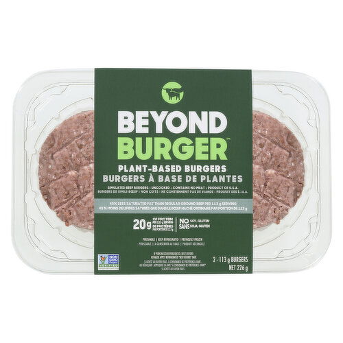 Beyond Meat - Plant-Based Burger Patties