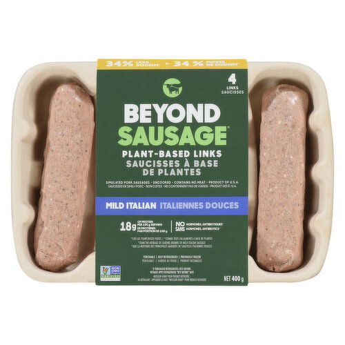 Beyond Meat - Plant-Based Sausages Mild Italian