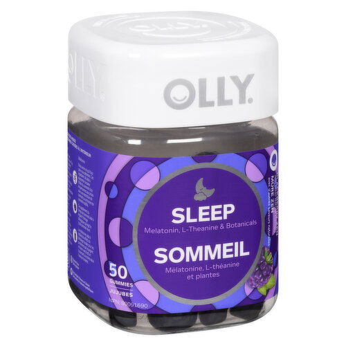 OLLY - Gummy Supplements - Sleep Blackberry Zen 50 Gummies