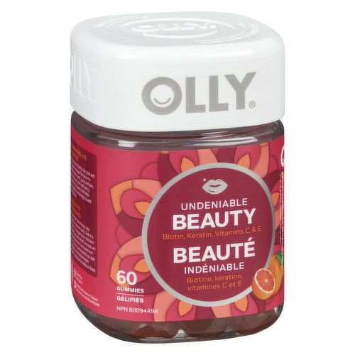 OLLY - Gummy Vitamins, Undeniable Beauty Grapefruit