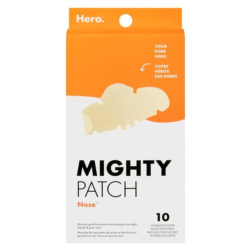 HERO - Mighty Patch Nose 10 Hydrocolloid Nose Patches
