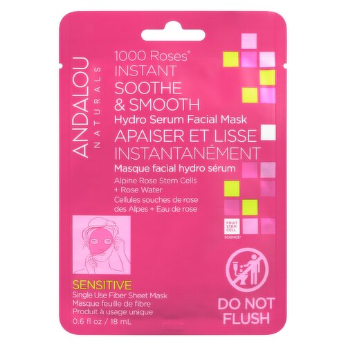 Andalou - 1000 Roses Face Mask