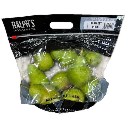 Ralph's - Barlett pears 3 LB