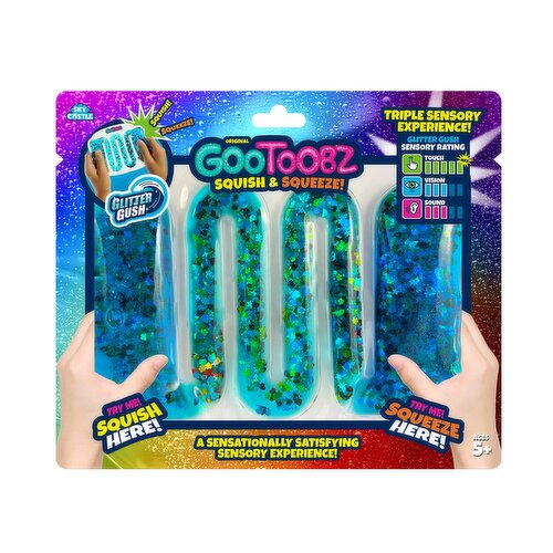 GooToobz - Squish and Squeeze Fidget Sensory Toy Assorted