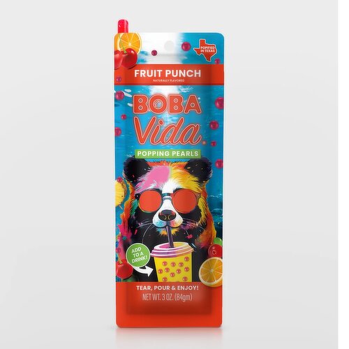 Boba Vida - Popping Pearls, Fruit Punch
