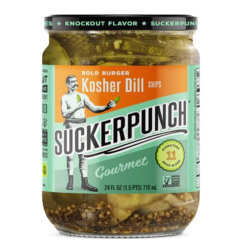 SUCKERPUNCH - Bold Burger Kosher Dill Chips