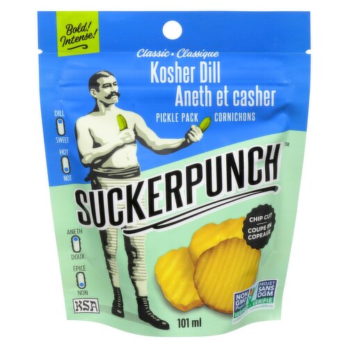 SUCKERPUNCH - Kosher Dill Pickle Chips