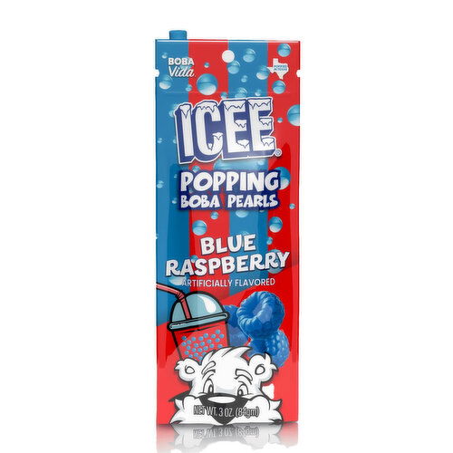 Boba Vida - ICEE Blue Raspberry Popping Boba Pearls