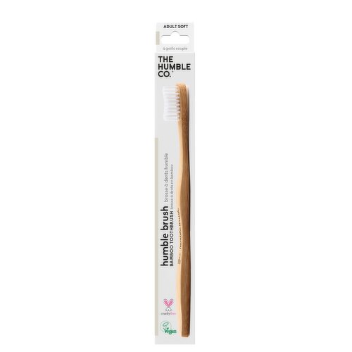 The Humble Co. - Adult Bamboo Toothbrush - White Soft
