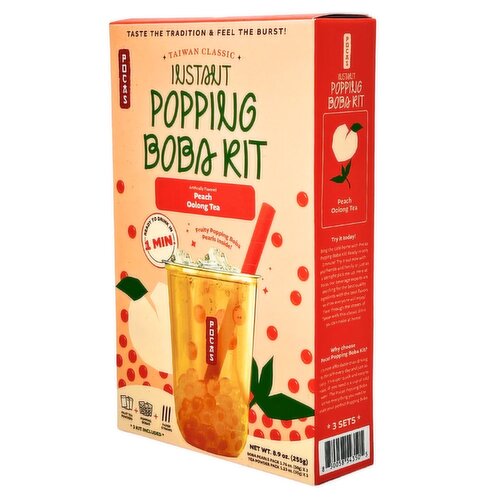 Pocas - Boba Kit, Peach Oolong