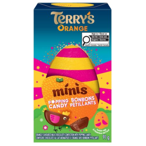 Terrys - Easter Mini Chocolate Orange With Popping Candy