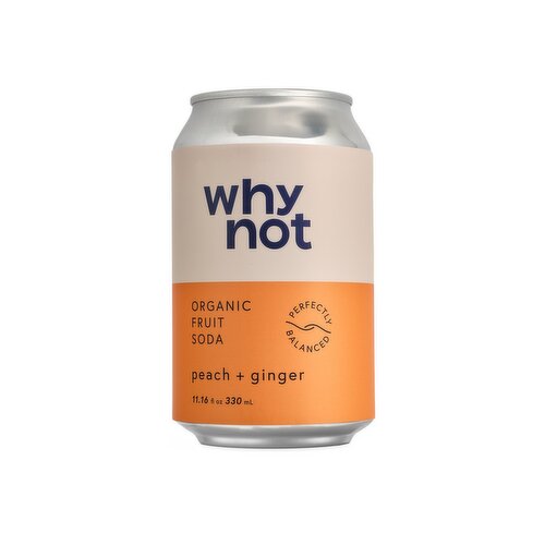 why not - Peach Ginger Soda