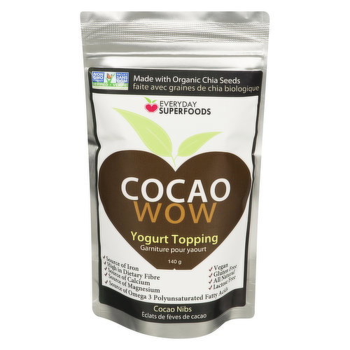 Everyday Superfoods - Cocao Wow (Nibs) Yogurt Topping