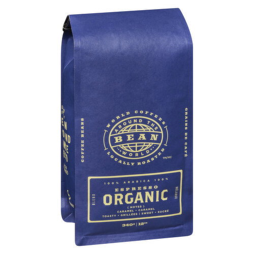 Bean Around The World - Espresso Organic Whole Bean Coffee