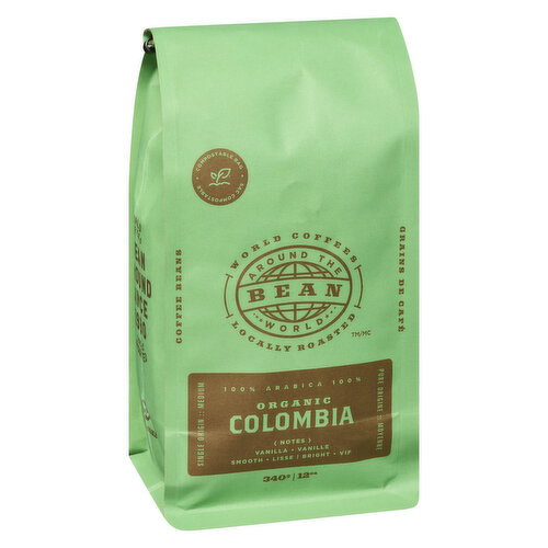 Bean Around The World - Colombian Supremo Whole Bean Coffee