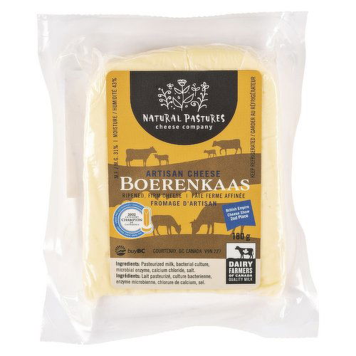 Natural Pastures - Artisan Cheese Boerenkaas