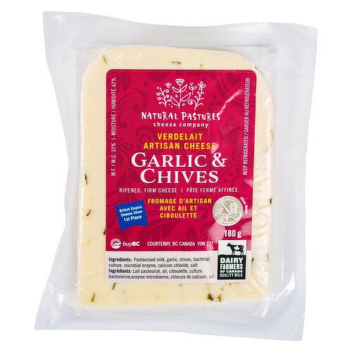 Natural Pastures - Garlic & Chive Verdelait Cheese