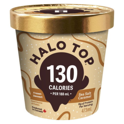 HALO TOP - Frozen Dairy Dessert - Sea Salt Caramel