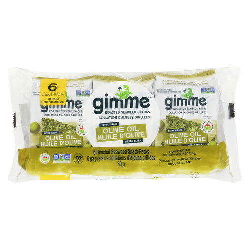 Gimme - Roasted Seaweed Snack Extra Virgin Olive Oil