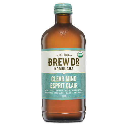 Brew Dr Kombucha - Clear Mind Organic