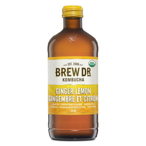 Brew Dr Kombucha - Ginger Lemon Organic