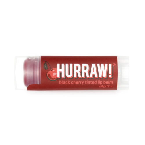 Hurraw! - Lip Balm Tinted Black Cherry