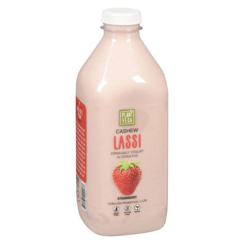 Plant Veda - Lassi Drinkable Yogurt Strawberry