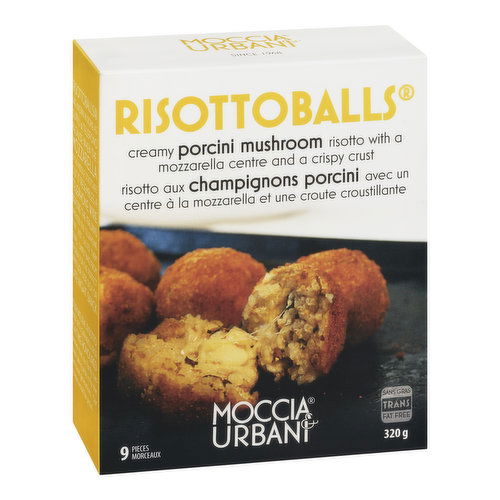 Moccia Urbani - RisottoBalls - Porcini Mushroom