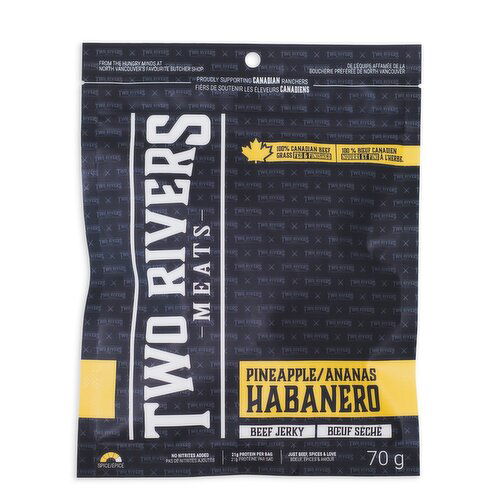 Two Rivers Meats - Pineapple Habanero Beef Jerky