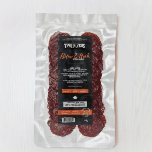 TWO RIVERS - Bison & Herb Sliced Salami