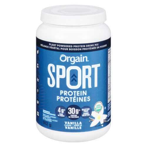 Orgain - Sport Protein Organic Plant Based Powder Vanilla