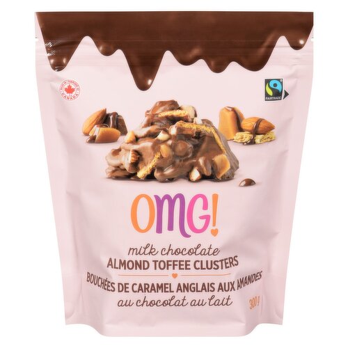 OMG! - Milk Chocolate Almond Toffee Clusters
