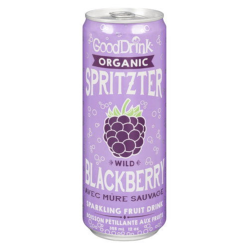 Good Drink - Organic Spritzer - Wild Blackberry