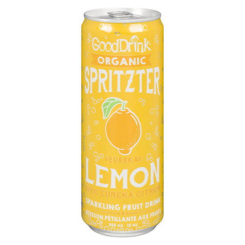 Good Drink - Organic Spritzer - Eureka Lemon