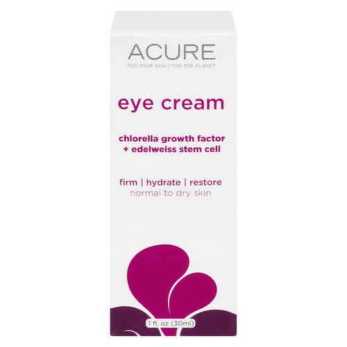 Acure - Eye Cream Chlorella Growth Factor