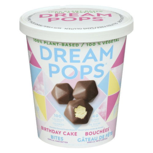 Dream Pops - Plant Based Frozen Dessert - Birthday Cake