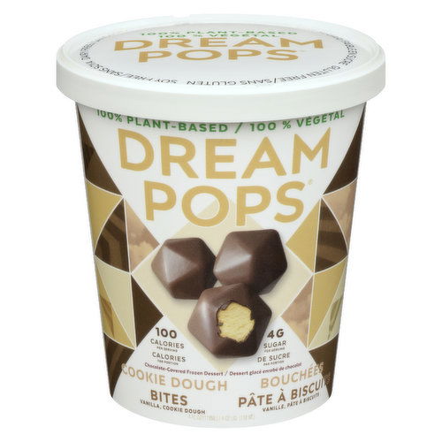 Dream Pops - Plant Based Frozen Dessert - Cookie dough