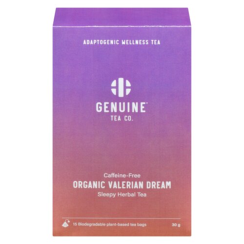Genuine Tea Co - Valerian Dream Sleep Adaptogenic Wellness Tea Org
