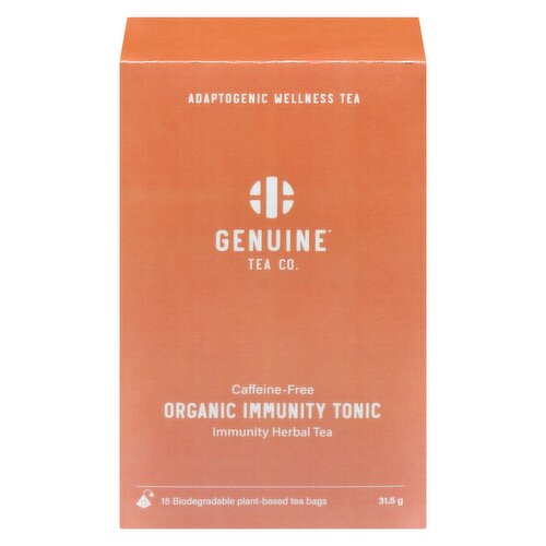 Genuine Tea Co - Immunity Tonic Adaptogenic Wellness Organic Tea