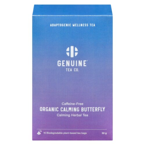 Genuine Tea Co - Calming Butterfly Adaptogenic Wellness Organic Tea