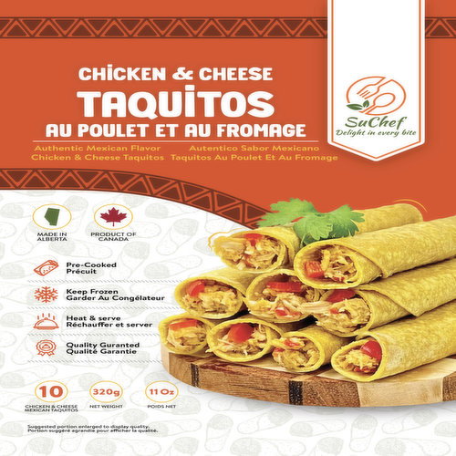SuChef - Chicken And Cheese Taquitos