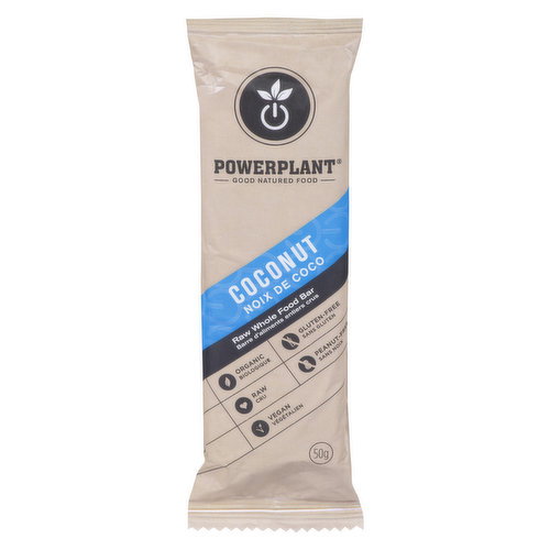 Power Plant - Raw Whole Food Bar - Coconut
