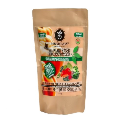PowerPlant - 100% Plant Based Protein Powder - Garden Veggie