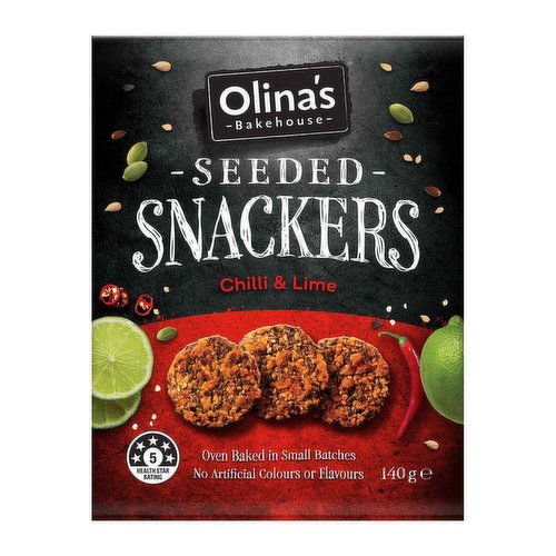 Olina's Bakehouse - Chilli & Lime Snackers