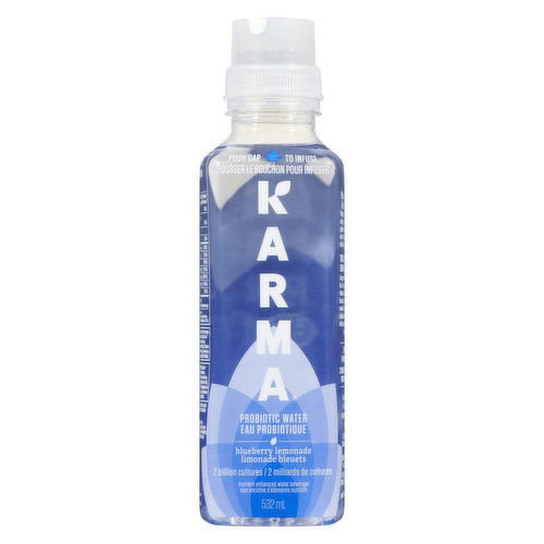 Karma - Probiotics Wellness Water, Blueberry Lemonade