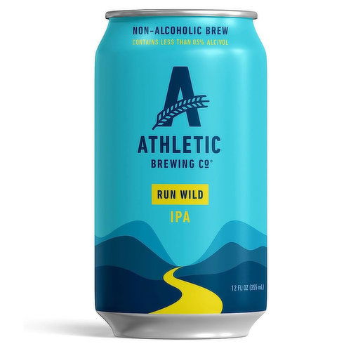 Athletic Brewing - Run Wild IPA, Single