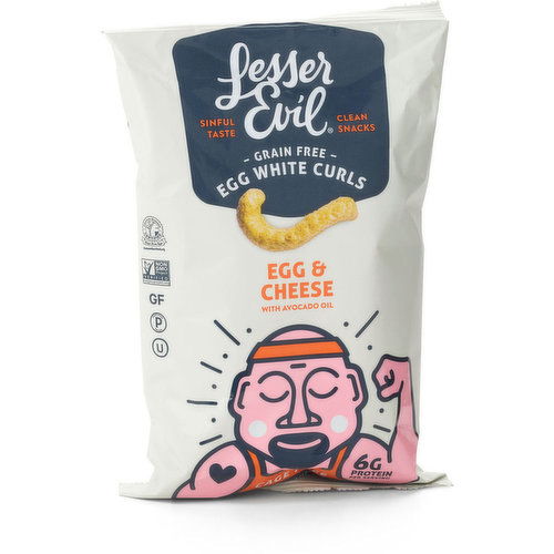 Lesser Evil - Egg White Curls - Egg & Cheese