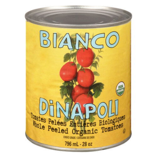 Di Napoli - Whole Peeled Organic Tomatoes with Basil